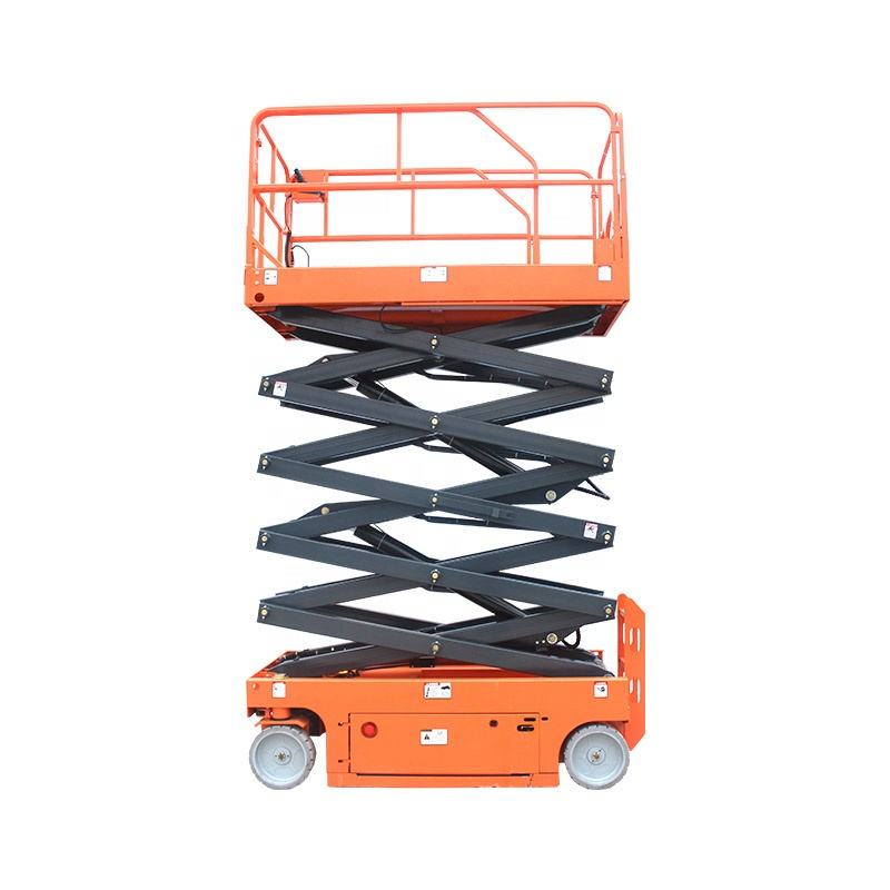 12m Mobile Hydraulic Aerial Man Elevated Work Platform Electric Scissor Lift