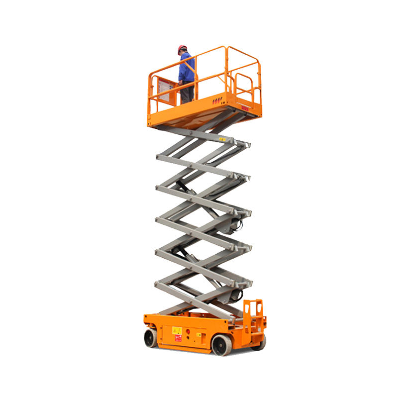 12m Mobile Hydraulic Aerial Man Elevated Work Platform Electric Scissor Lift