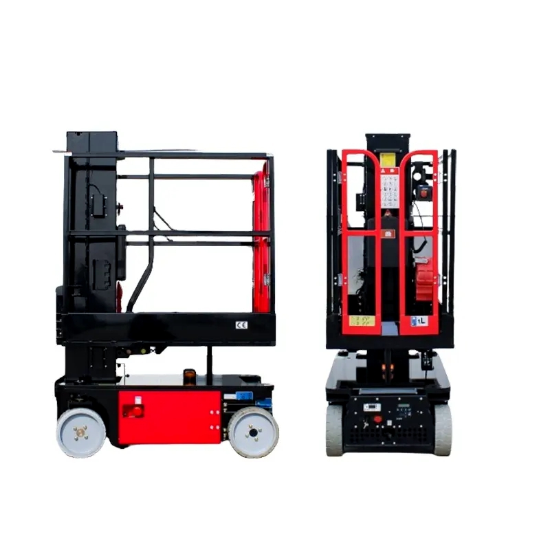 13M Sleeve Vertical Lift Mast Man Platform