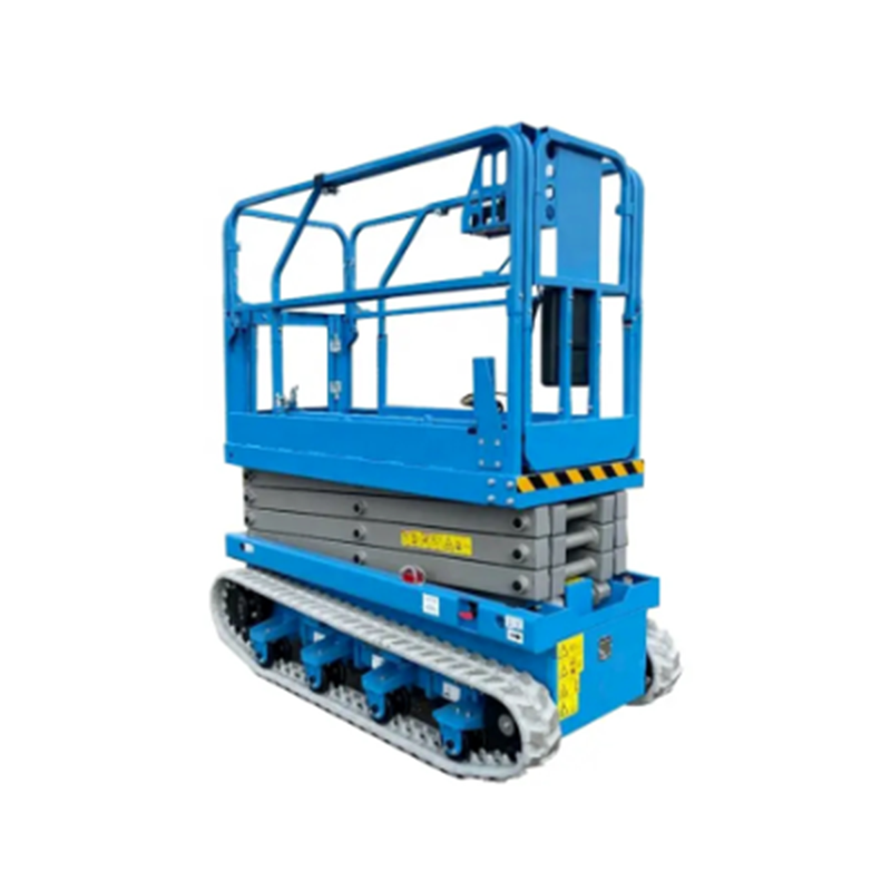 4M мобильный гидравлический воздушный человек поднял рабочую платформу гусеничный электрический подъемник ножниц