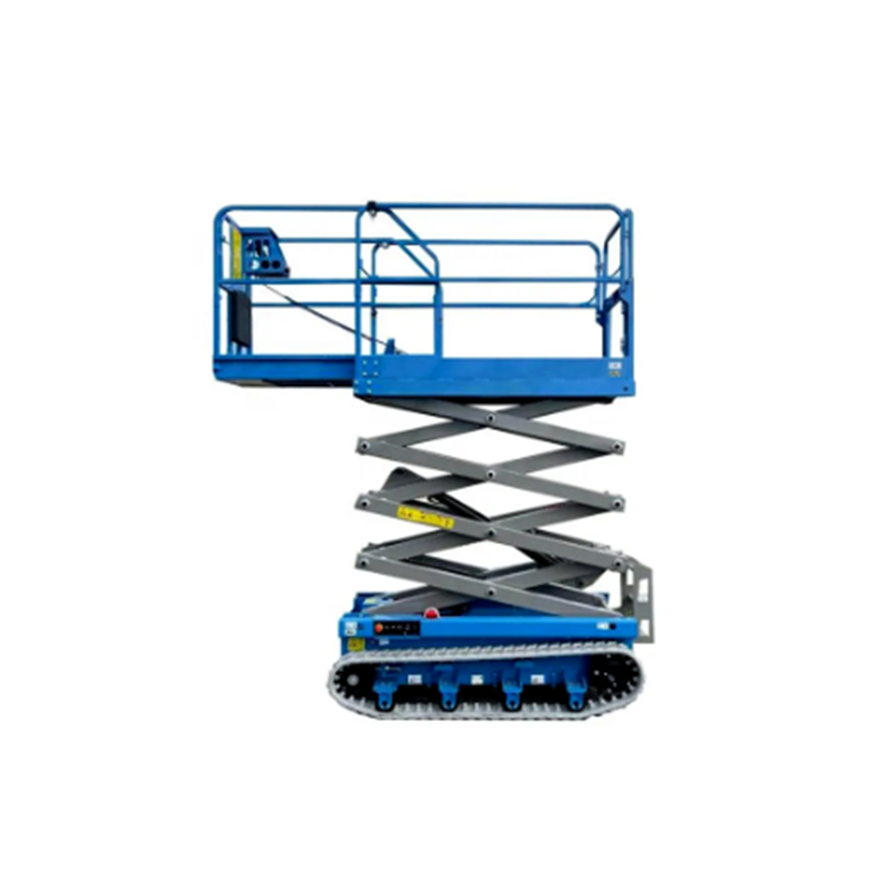 4M мобильный гидравлический воздушный человек поднял рабочую платформу гусеничный электрический подъемник ножниц