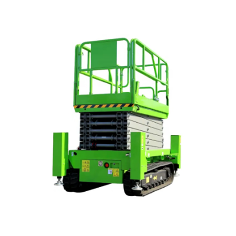 5M Mobile Hydraulic Aerial Man Elevated Work Platform Tracked Electric Scissor Lift