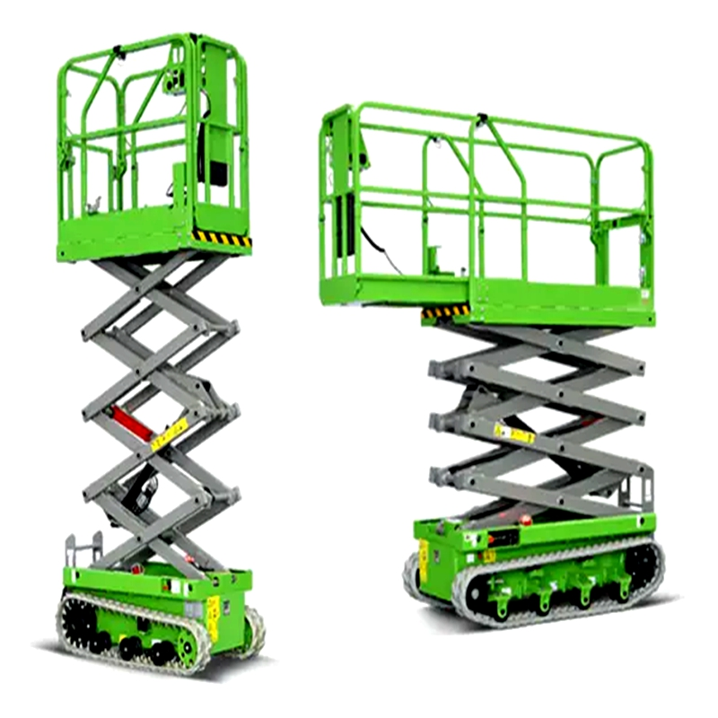 7M мобильный гидравлический воздушный человек поднял рабочую платформу гусеничный электрический подъемник ножниц
