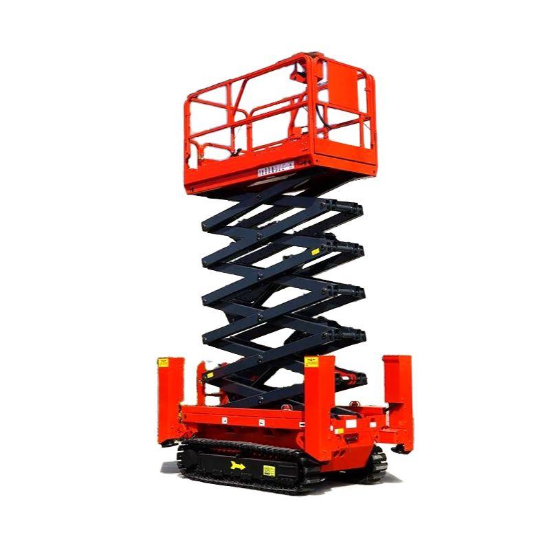8M Mobile Hydraulic Aerial Man Elevated Work Platform Tracked Electric Scissor Lift