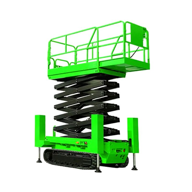 10M Mobile Hydraulic Aerial Man Elevated Work Platform Tracked Electric Scissor Lift