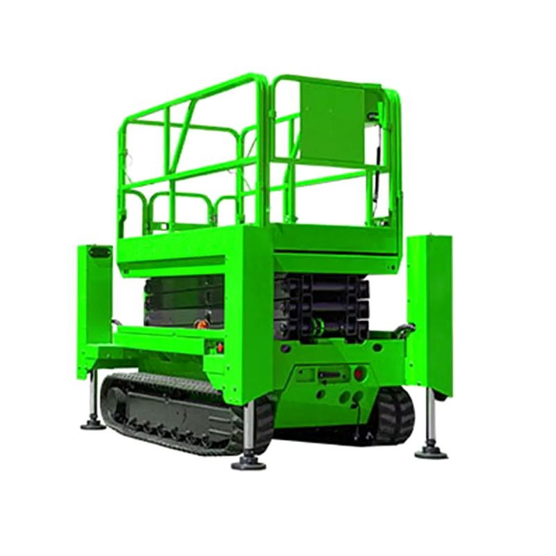 10M Mobile Hydraulic Aerial Man Elevated Work Platform Tracked Electric Scissor Lift