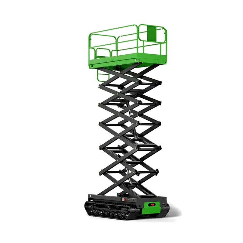 10M Mobile Hydraulic Aerial Man Elevated Work Platform Tracked Electric Scissor Lift