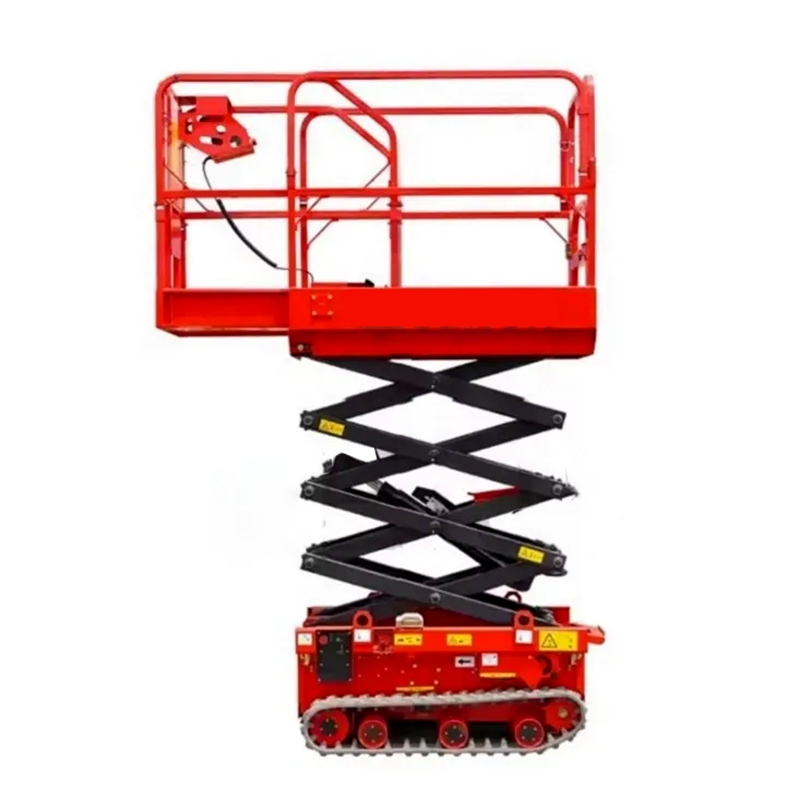 14M Mobile Hydraulic Aerial Man Elevated Work Platform Tracked Electric Scissor Lift