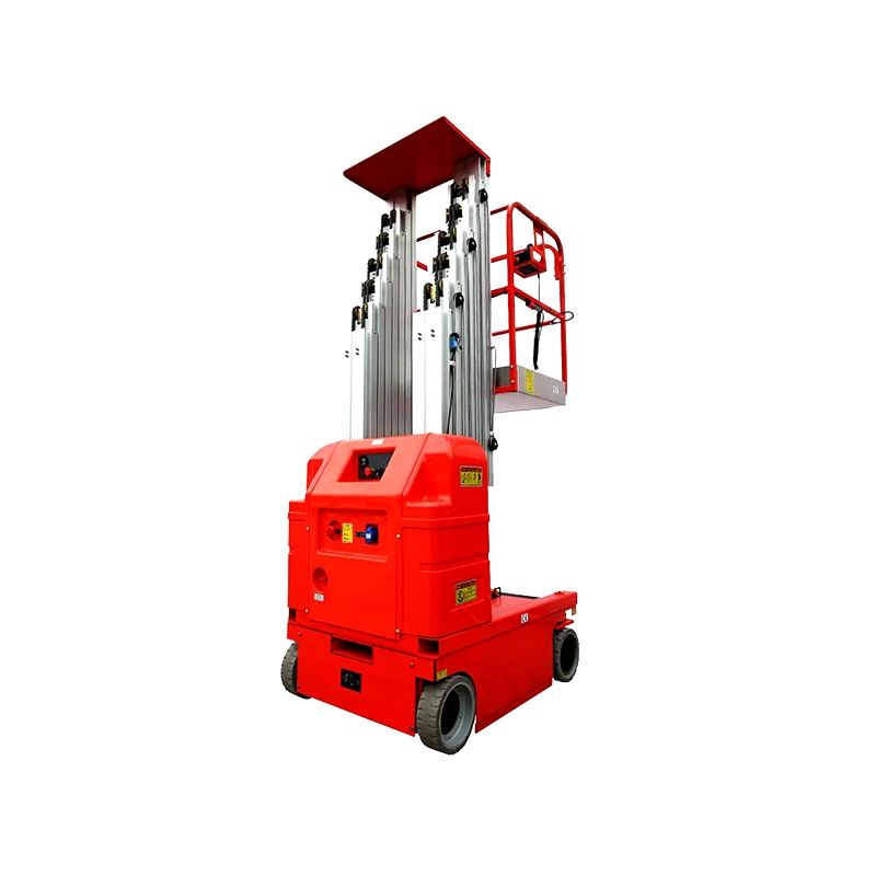 9M Aluminum Alloy Vertical Lift Mast Man Platform