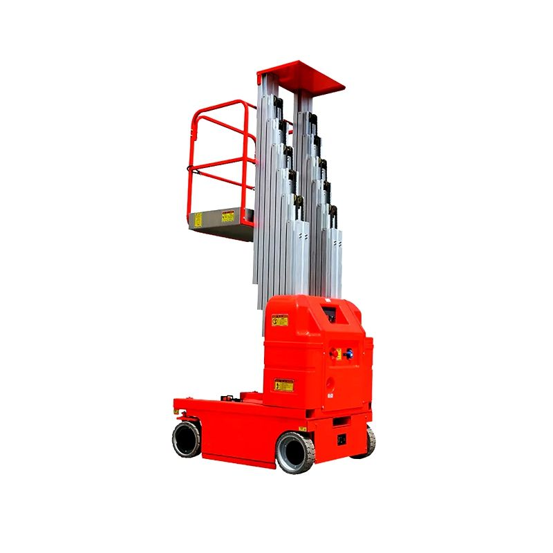 9M Aluminum Alloy Vertical Lift Mast Man Platform